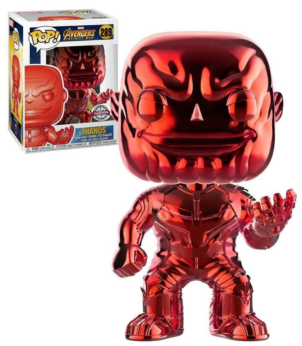 Amazon.com: Funko Pop Avengers 289 Thanos Red Chrome (no Sticker