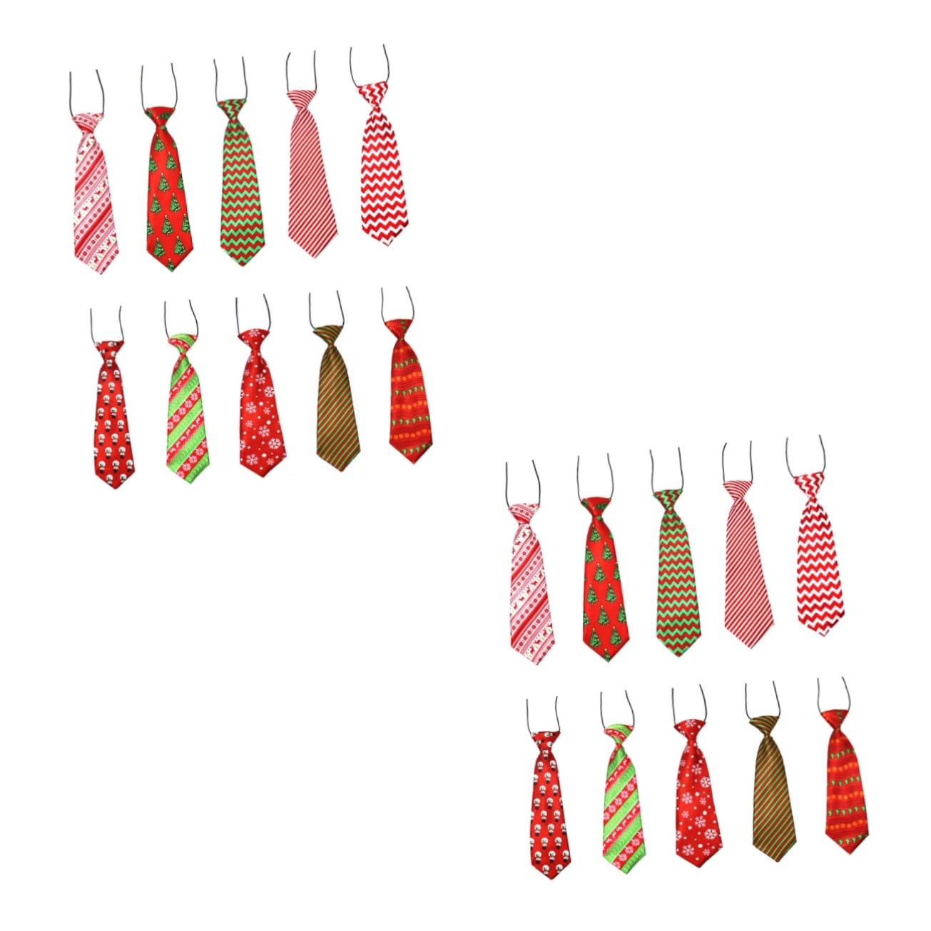 Collier de Noël pour chiens BESPORTBLE lot de 2 parfaits pour les fêtes de fin d'année