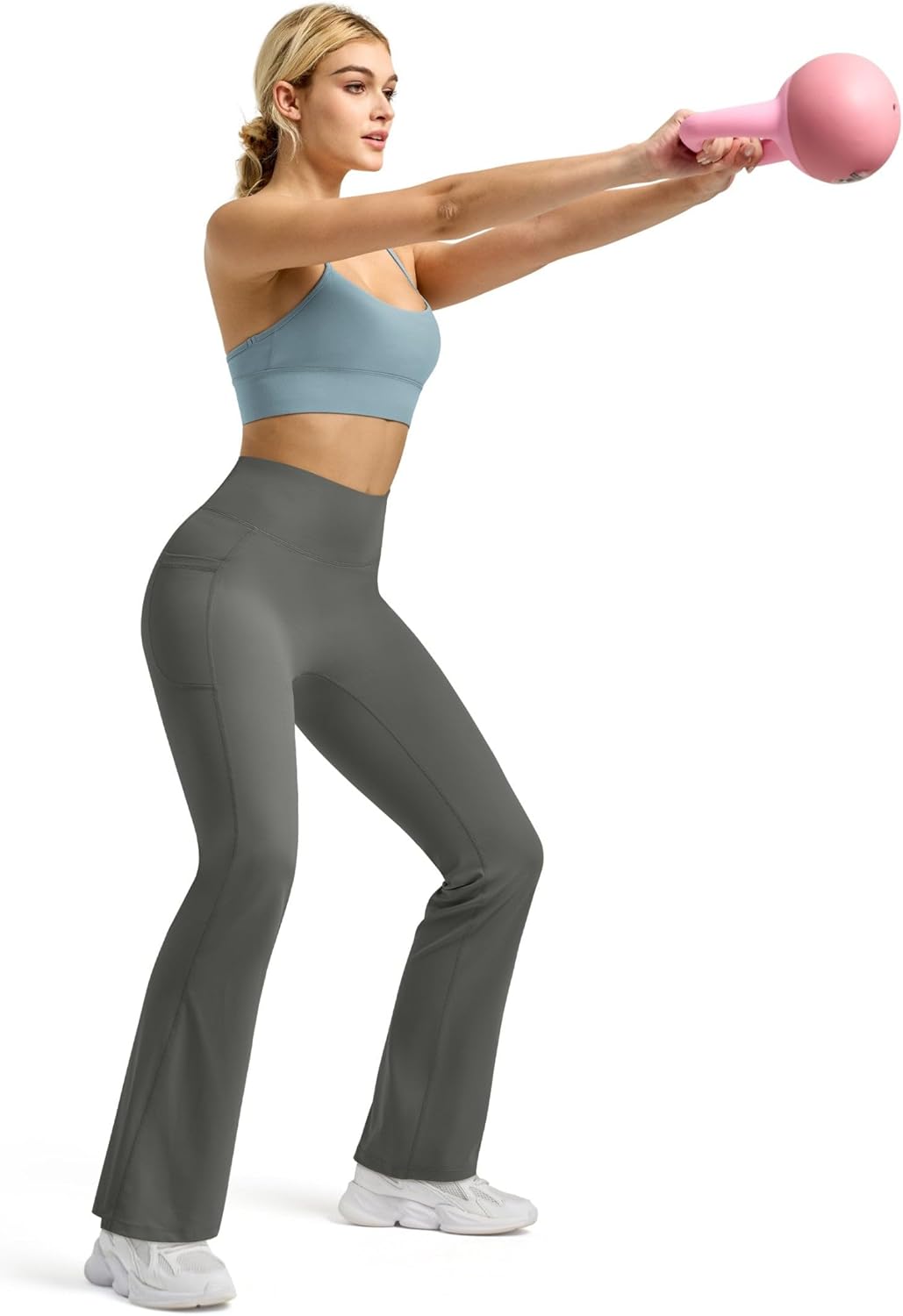 Willit Butterflux Yoga Pants Women Flare Workout Leggings with Pockets for Women High Waisted Flare Yoga Leggings 29" 31" 33" - Image 7