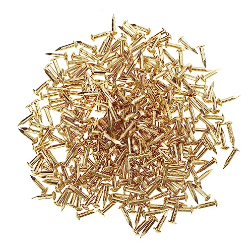 CIYODO High-strength Round Copper Nails 285pcs Assorted Furniture Fixing Nails Kit