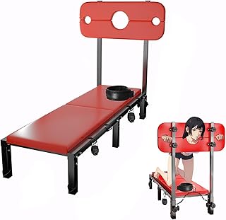 Meubles de bondage - Banc sexuel avec menottes réglables - Banc d'obéissance BDSM robuste pour adultes - Jouet Kinky Play entièrement réglable pour les couples (Bench Plus)