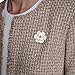 KARL LAGERFELD Paris Women's Jacket, Khaki Soft White, 4
