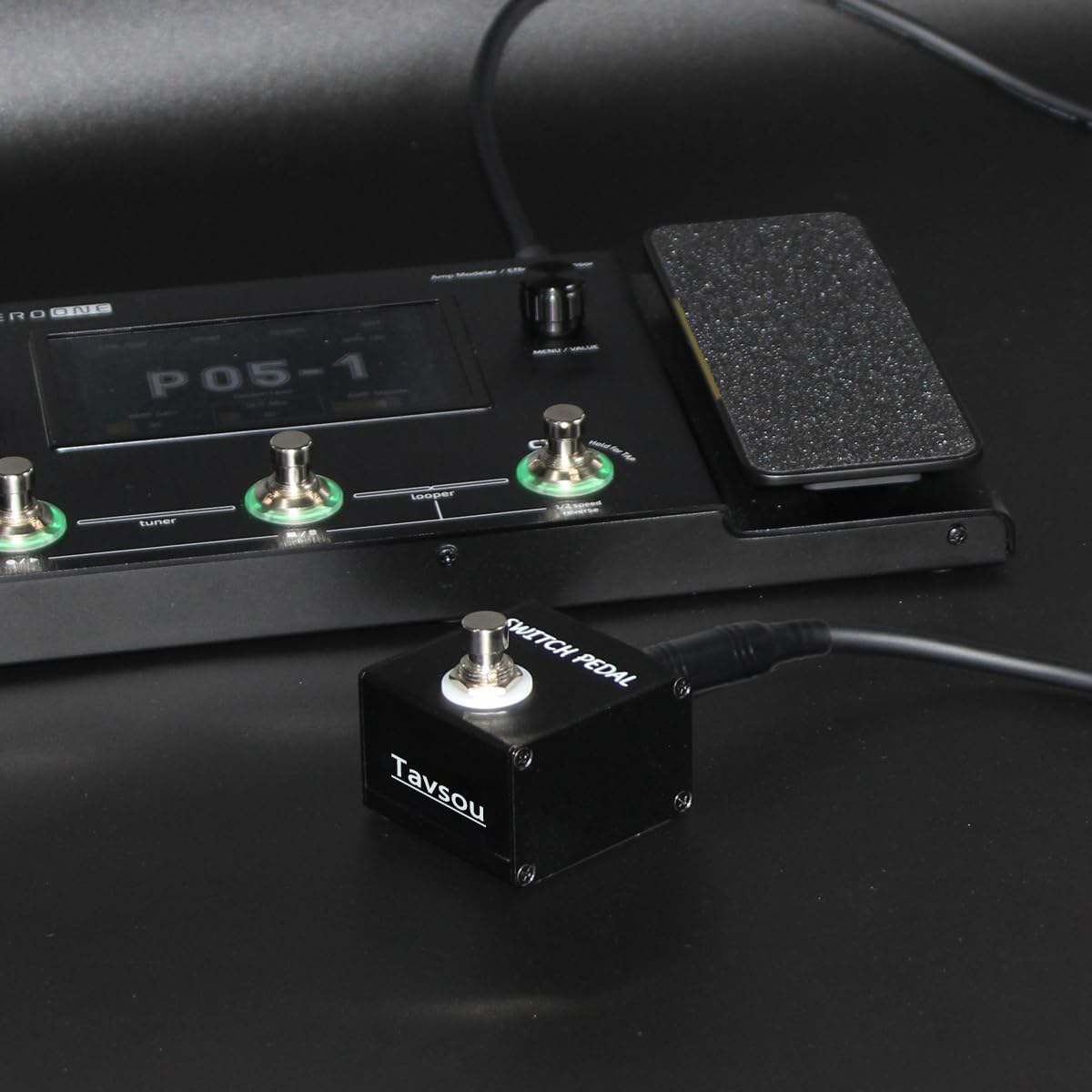 Tap Switch Pedal Para pedal de efectos con cable TS apto para pedalera de guitarra (Latch Tap Switch)