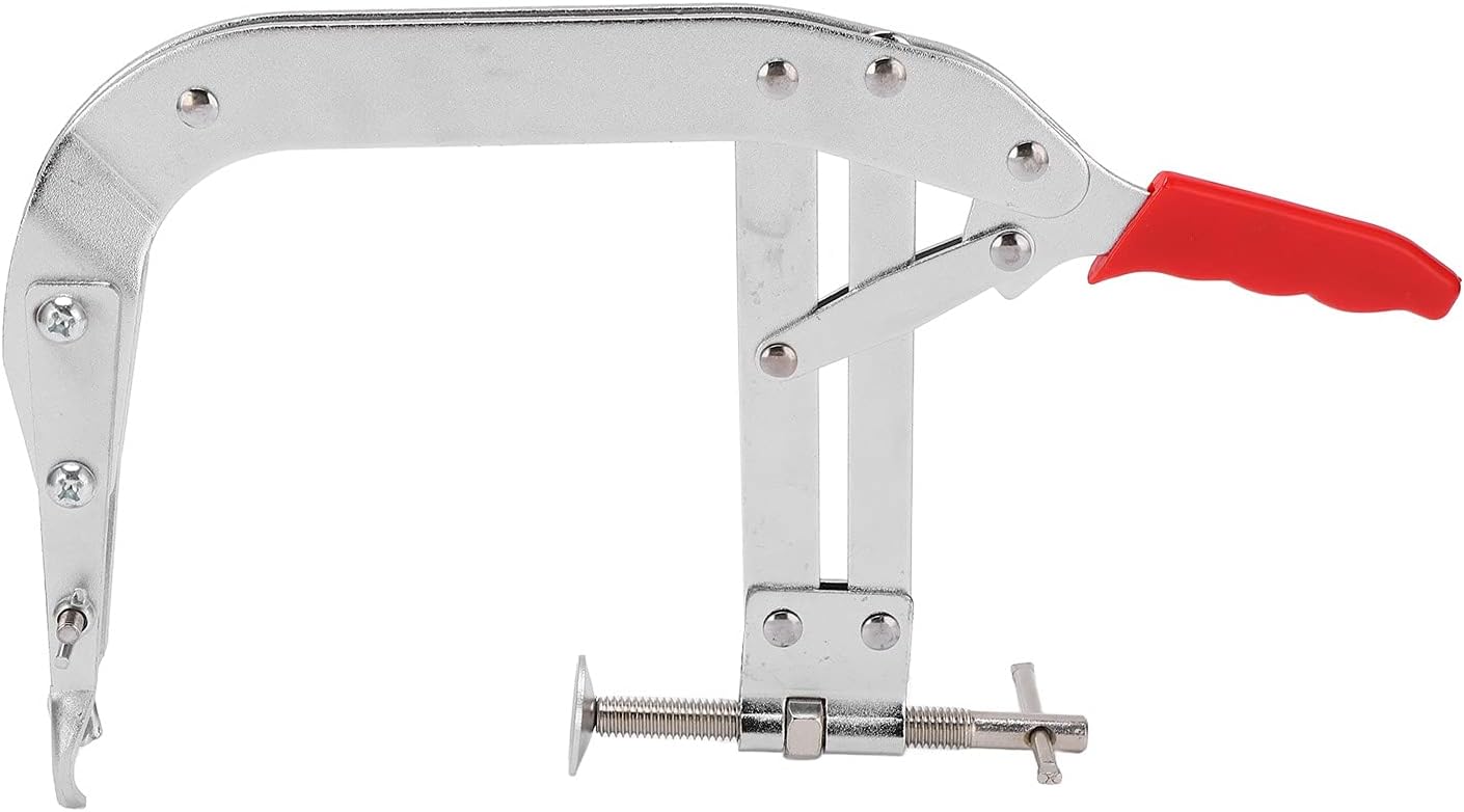 8in Universal Valve Spring Compressor Tool, Aluminum Alloy Valve Spring Clamp, Car Engine Compression C Clamp Hand Tool for Small and Medium Engines with Overhead Valves,