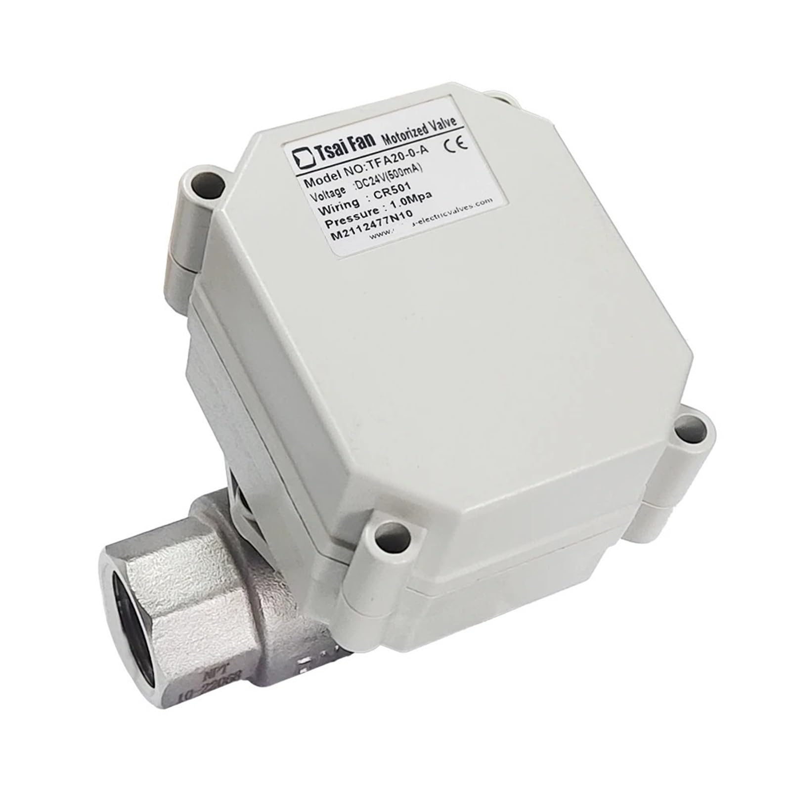 Vanne électrique DN15 anti-blocage en inox pour sécuriser vos circuits