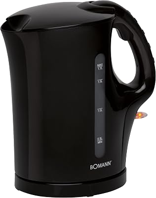Bollitore 1,7 L 2200 W Nero Bomann WK6079CB-Nero
