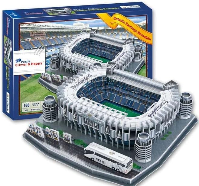 Bernabeu Stadium 3D Puzzle. YOU ARE INVITED TO BUILD THE HOME OF THE