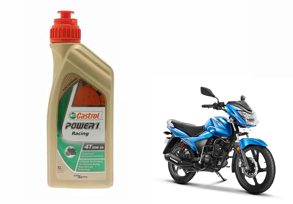Castrol Power1 10W50 4T 1 L Bike Engine Oil for TVS Victor New