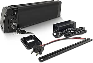 KORNORGE Ebike Battery 36V 10.4Ah Built-in Ebike Batt Ery, 374.4Wh Electric Bike Battery For 200W 250W 350W Motor Electric Bike Bicycles