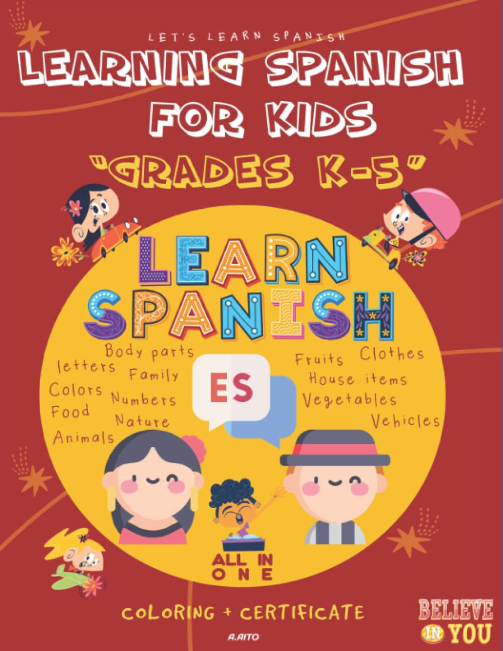 Buy Learning Spanish for kids Grades K5 The Ultimate Spanish Learning