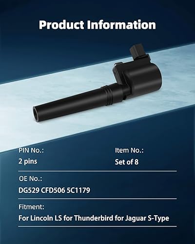 Vista 1945 de ECCPP Bobinas de encendido portátiles de repuesto para automóvil compatibles con Infiniti I30/para Nissan Maxima 3.0L V6 2000-2001 Reemplazo