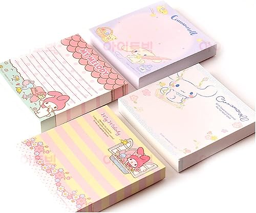 Miniatura 3 de My Melody Cinnamoroll - Bloc de notas antiadherente (100 hojas al azar)