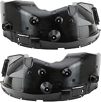 TRQ Front Inner Fender Liner Set for 2014-2018 Ram 2500 & 2013-2018 Ram 3500 - Direct Fit CH1248164 CH1249164