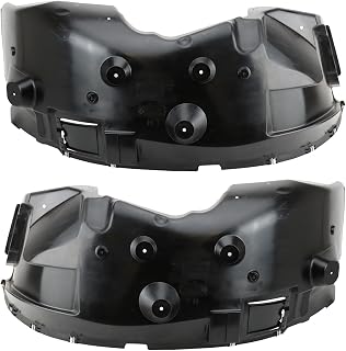TRQ Front Inner Fender Liner Set for 2014-2018 Ram 2500 & 2013-2018 Ram 3500 - Direct Fit CH1248164 CH1249164