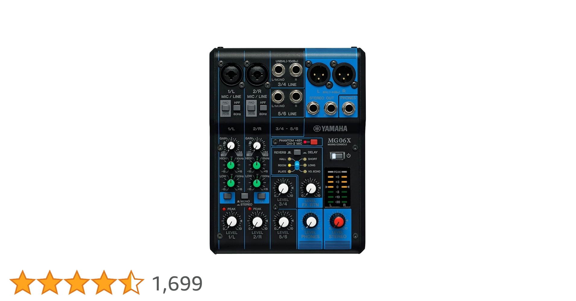 Amazon | ヤマハ YAMAHA 6チャンネルミキシングコンソール MG06X