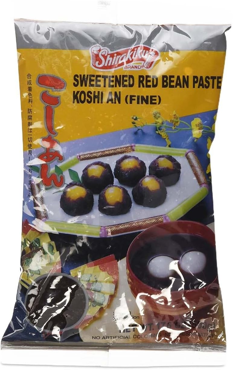 Koshi an (Fine Sweeted Red Bean Paste) - 17.6oz (Pack of 1) by Shirakiku