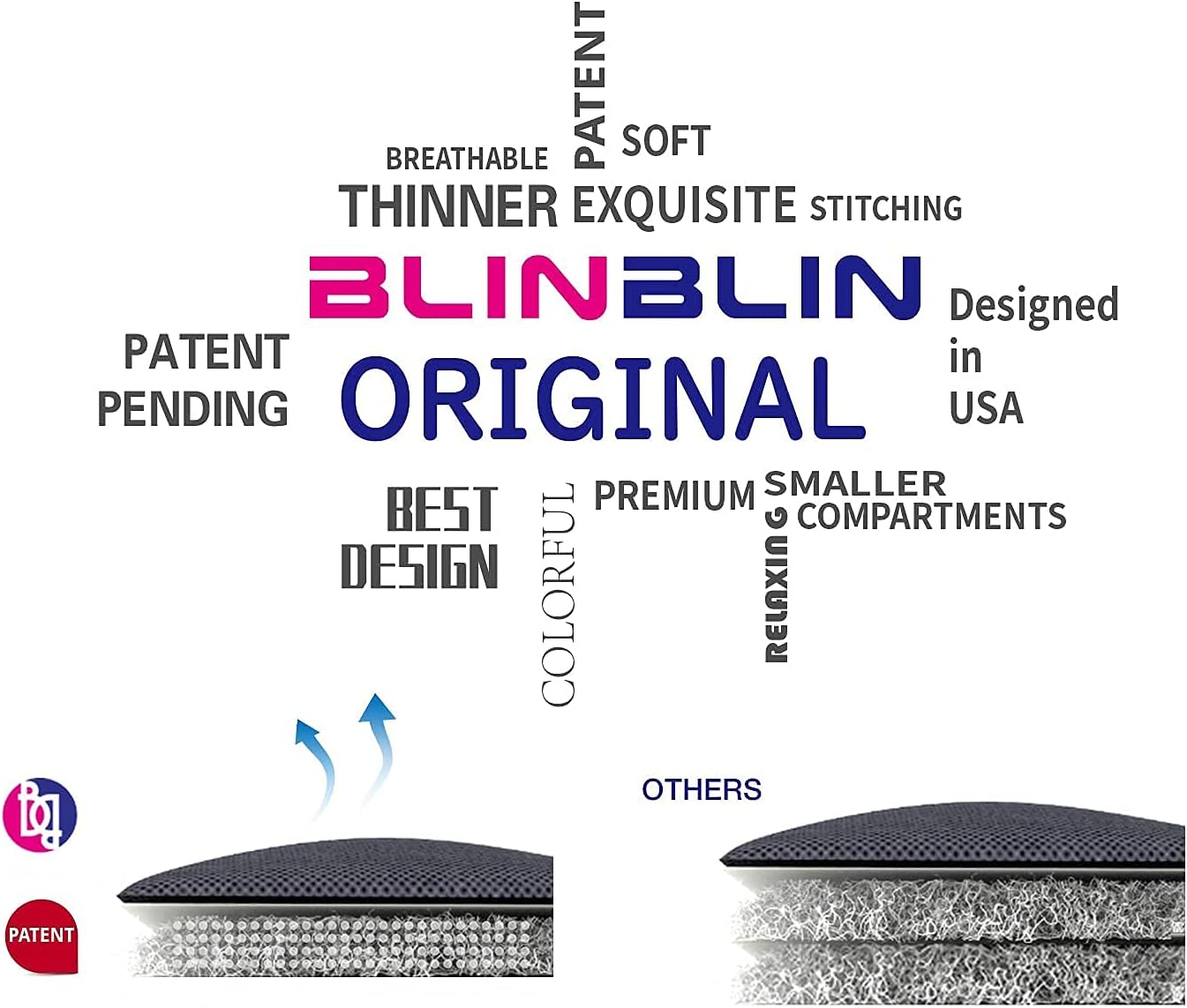 BB BLINBLIN Weighted Blanket (Navy Blue 48"x72" 15lbs) with a Navy Blue Duvet Cover