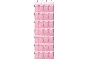 Over the Door Shoe Storage Solution in Captivating Pink