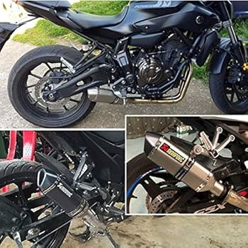 Amazon.co.jp: スリップオンマフラー バイクサイレンサー 汎用