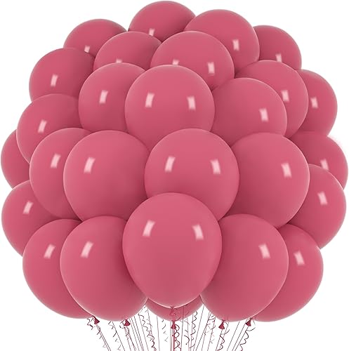 Miniatura 229 de Globos Rosados Retro, paquete de 66 globos de 12 pulgadas de color rosa suave, globos de látex para fiestas de cumpleaños, baby shower, San 07 Retro