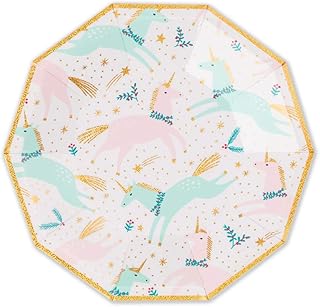 Daydream Society Magical Christmas Small Paper Party Plates, Pack of 8