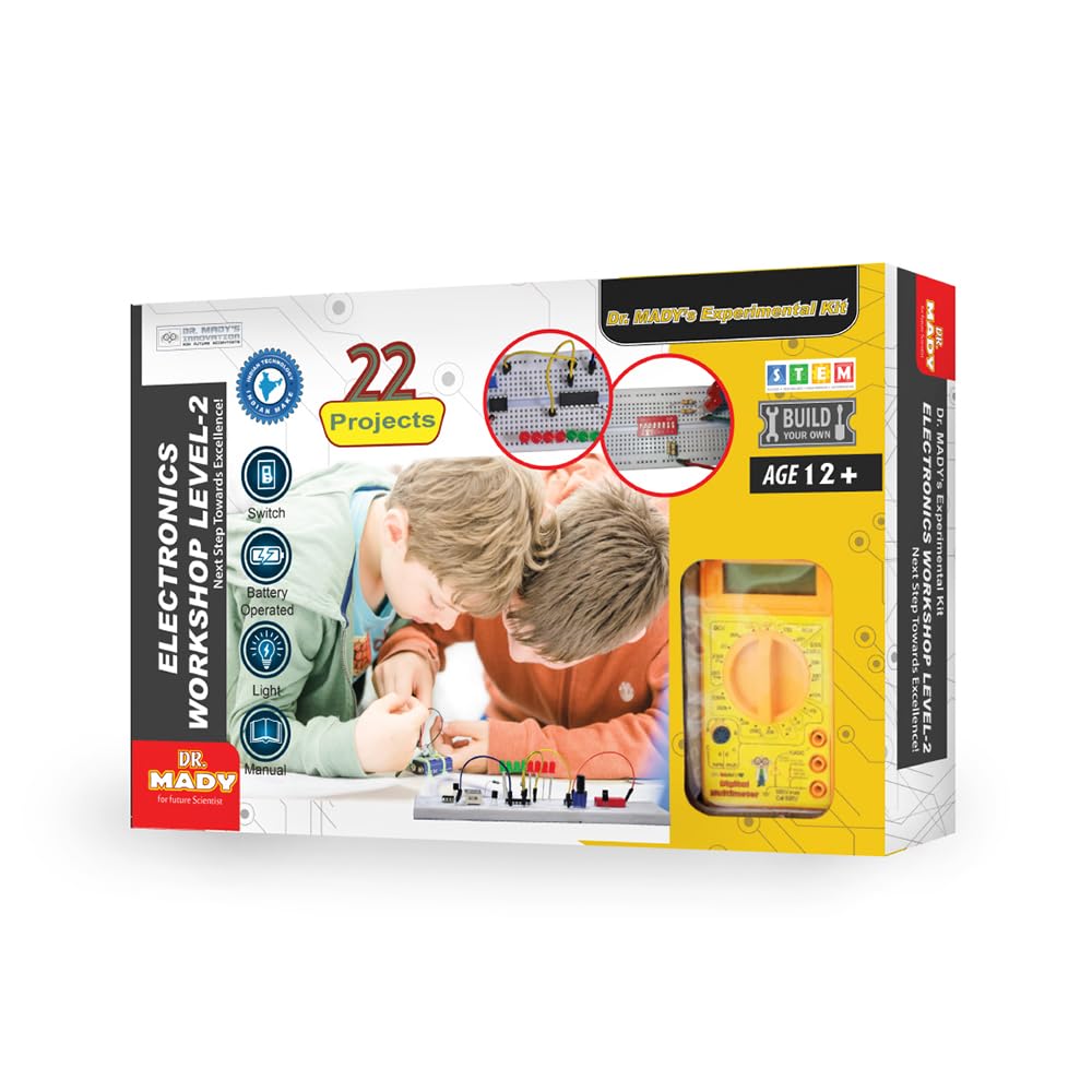 See full amazon price history chart for CurioToys Electronic Workshop Expermint Kit for Kids, Students Age 10-11-12-13-14-15 Year DIY Science Project Kit STEM Activites and Mechanical Equipment Theory Lab Educational Toy (lavel-2) CurioToys Electronic Workshop Expermint Kit for Kids, Students Age 10-11-12-13-14-15 Year DIY Science Project Kit STEM Activites and Mechanical Equipment Theory Lab Educational Toy (lavel-2) (B0CDC124KG) Amazon Price History, Amazon Price Tracker