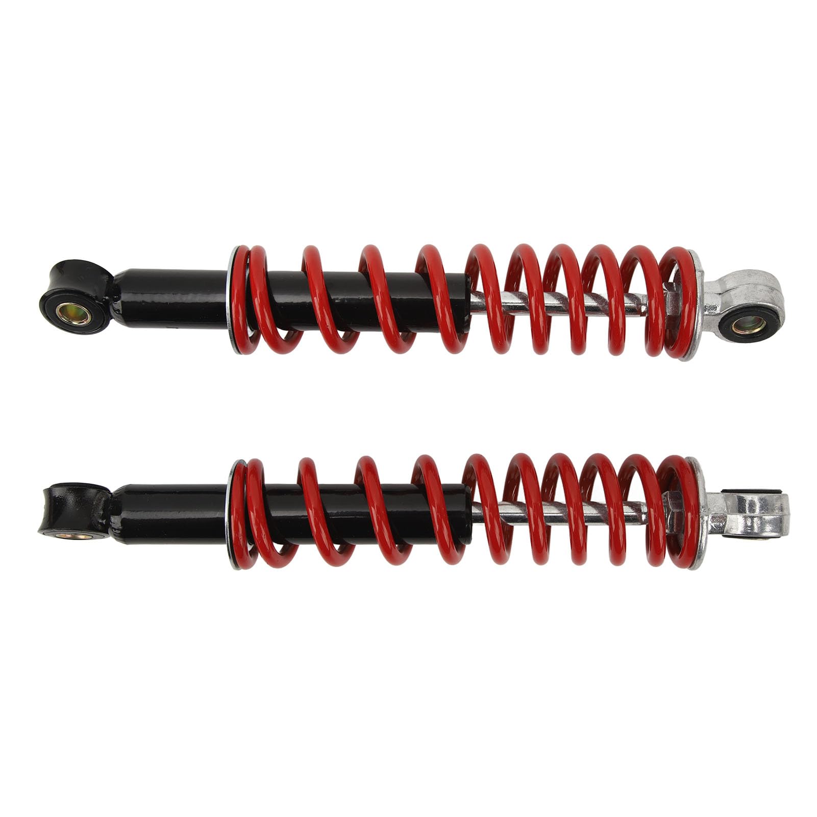 Amortiguador de Motocicleta de 2 Uds, 270mm 10mm Agujero Suspensión de Amortiguación, Amortiguador de Resorte para Dirt Pit Bike ATV Go Kart de 50cc a 125cc