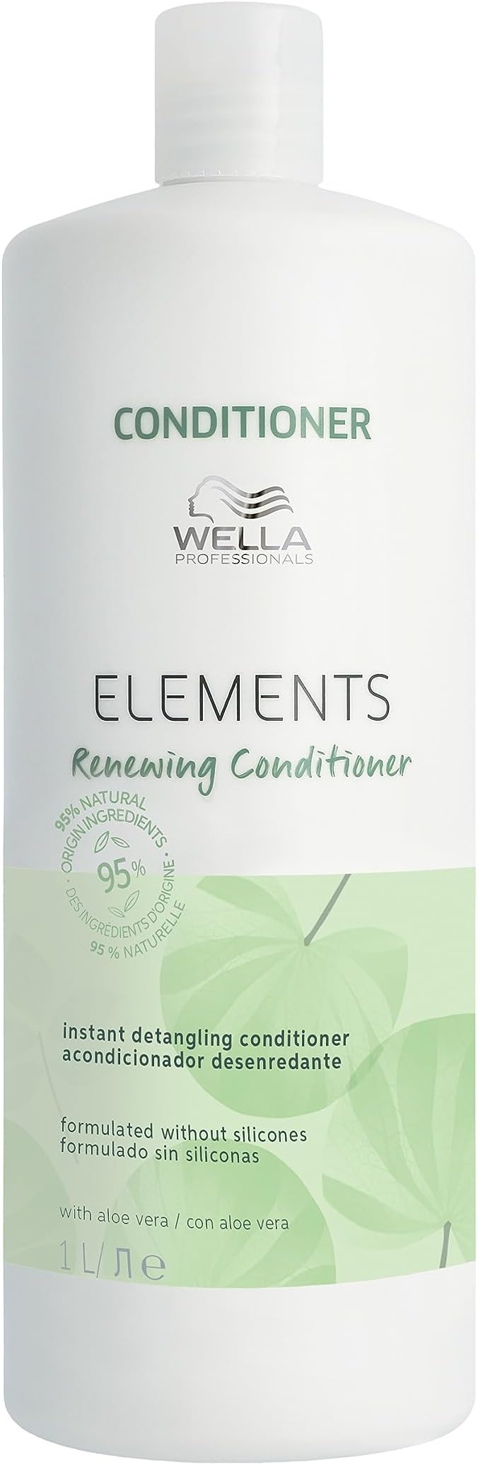 ELEMENTS Renewing Conditioner - Gentle Care Anti-Frizz Detangling Conditioner With Aloe Vera - Protects Against Breakage, Cleanses Hair & Scalp