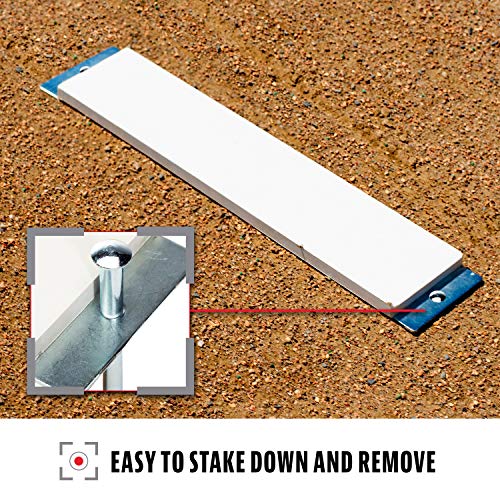 Franklin Sports Pitcher's Mound Rubber - Softball + Baseball Pitching Rubber For Mound - Portable Mound - Indoor + Outdoor Pitchers Plate - 18" #TOP1