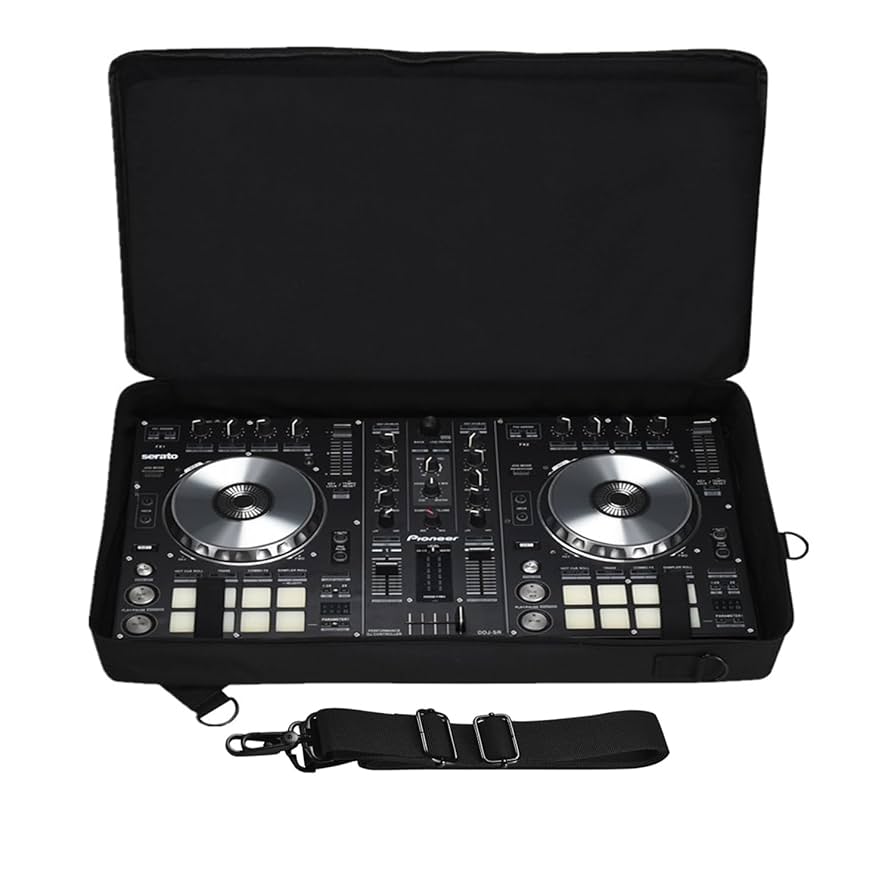 Ddj Flx4 Hzycwgone Case For Hercules Inpulse 500,for Native Instruments Traktor Kontrol S4 Mk3,for Pioneer DJ DDJ-SR2/SR, Travel Carry Cover Shoulder Bag Backpack For Headphone,Tablet,Cable(Blue Dj Controller