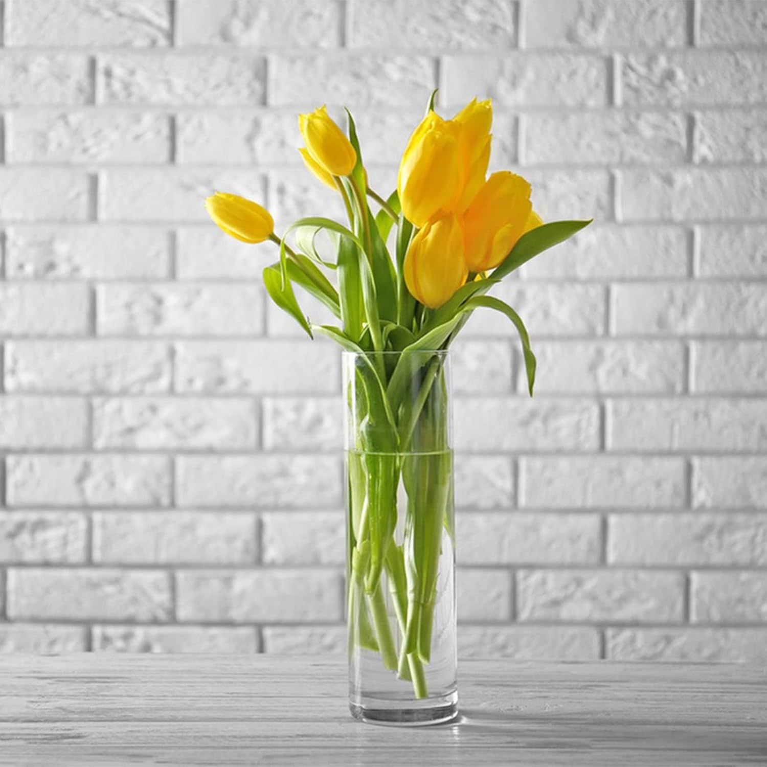 Glass Cylinder Vase 12 Inch High,Keketin Clear Glass Vases 3 Pack,Flower Vase for Table Centerpieces,Decor,Wedding Favors(4" W x 12" H)