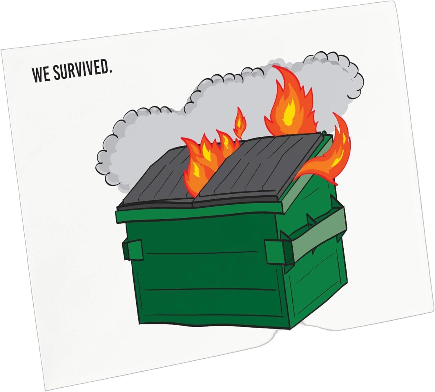 Greeting Cards For New Years - 24 Cards w/White Envelopes - Stationery Printed in the USA by RitzyRose (We Survived)