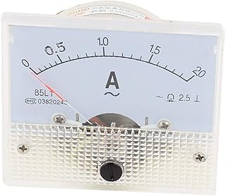 New Lon0167 Screw Mounted Analog AC 0-2A Scale Range Ampere Ammeter Panel Meter(Verschraubter, analoger AC 0-2A-Messbereich Ampere-Amperemeter-MessgerÃ¤t