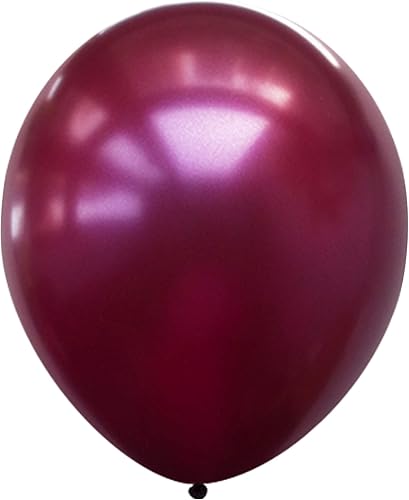 Miniatura 9 de 100 globos de látex de 5 pulgadas color fucsia perla de alta calidad, ideal para niños, cumpleaños de adultos, bodas, recepciones, baby showers,