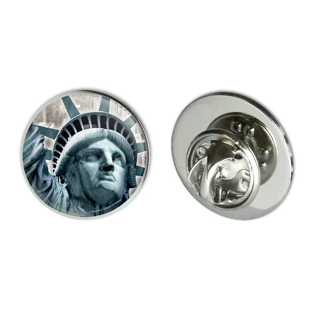 Statue of Liberty New York City Metal 0.75" Lapel Hat Pin Tie Tack Pinback