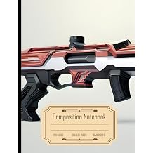 Composition Notebook College Ruled Graphic Design Octane Rocket League Car Blue, Passing Through a River, Size 8.5x11 Inches, 120 Pages