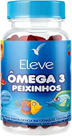 Omega 3 Peixinhos Infantil 120 capsulas - Eleve Life