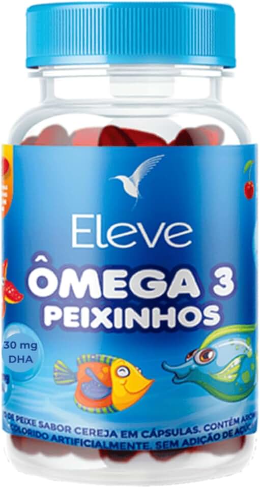 Omega 3 Peixinhos Infantil 120 capsulas - Eleve Life