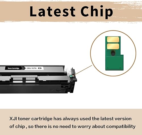 Miniatura 4 de XJI 067H - Cartuchos de tóner compatibles de alta capacidad para Canon 067 H (negro, cian, magenta, amarillo, 4 unidades), para impresora láser
