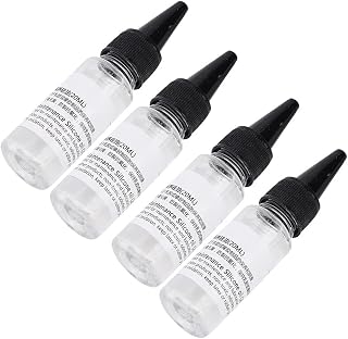 Jopwkuin Óleo de silicone para roupa de mergulho, antioxidação de óleo de silicone de manutenção, fácil de transportar, 4 peças, selagem completa portátil antiagrupamento para produtos de borracha para produtos de látex