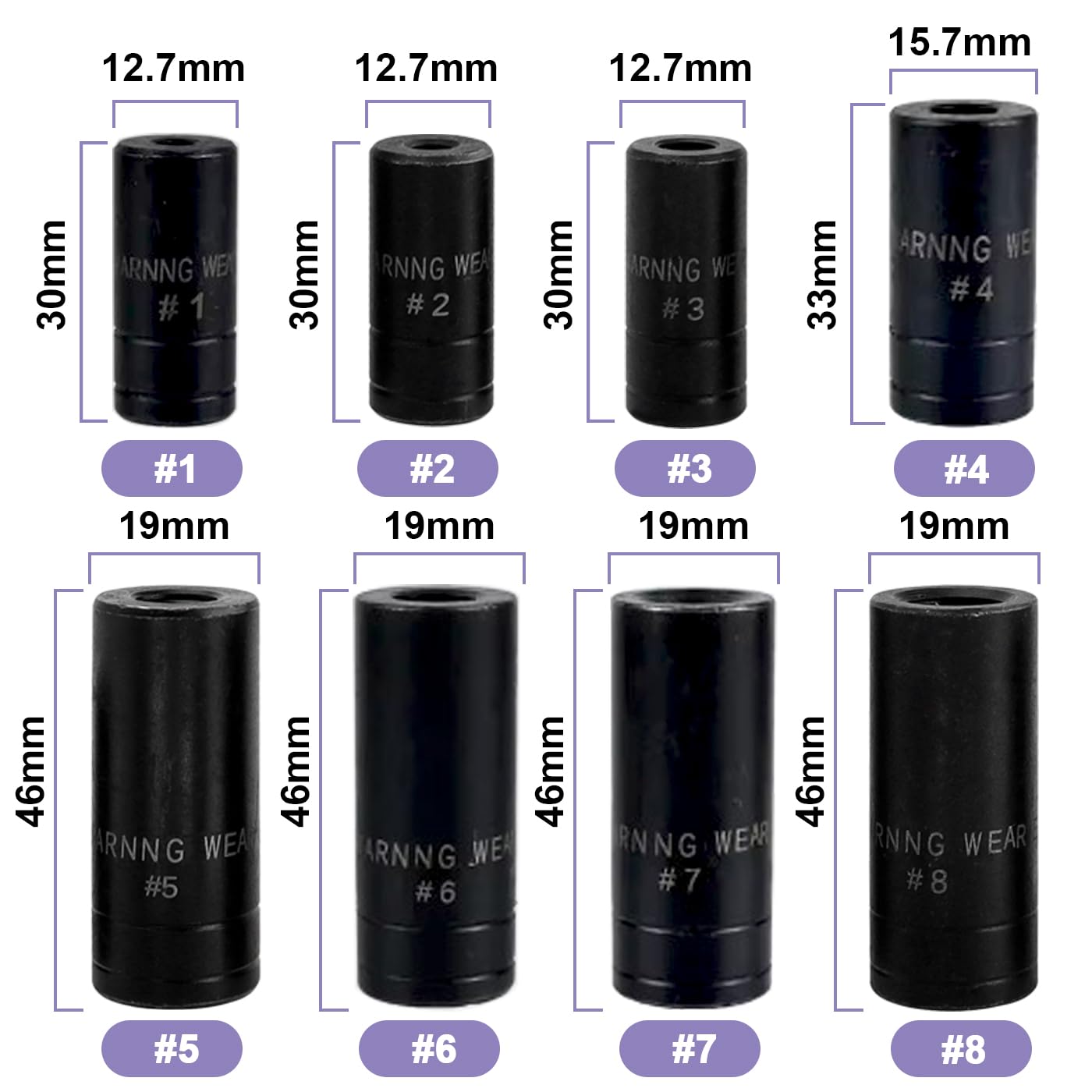 Terki 8 Pcs Tap Sockets Set - Image 2