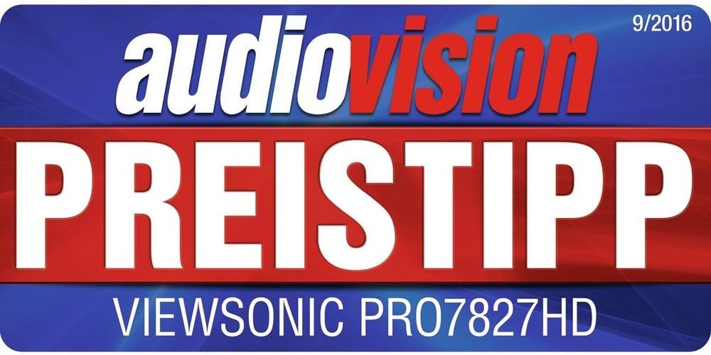 ViewSonic PRO7827HD 1080p HDMI RGBRGB Rec.709 Lens Shift Home Theater Projector