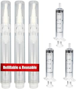 Touch Up Paint Pen, 3 Pack, Refillable Empty Brush Pen