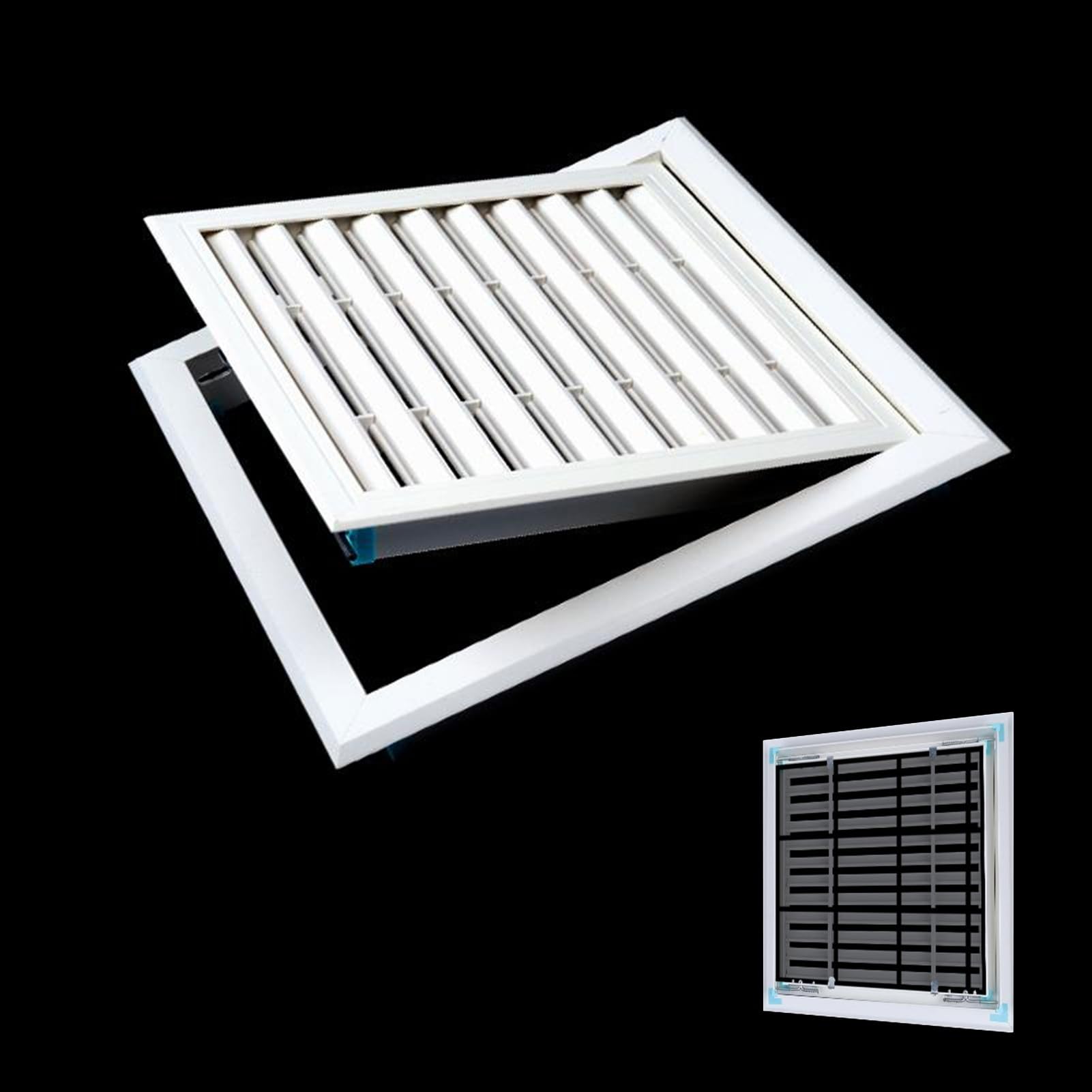 Panel de acceso de plástico extraíble para paneles de yeso, cubierta de malla personalizable, puerta de servicio fácil de abrir, caja de placa, ideal para uso doméstico y comercial