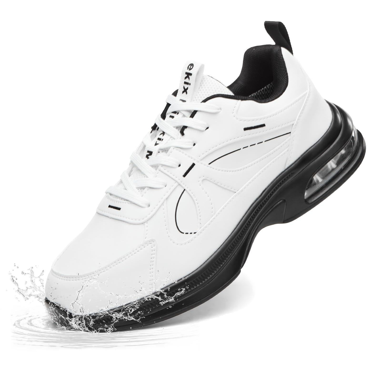 Mens Chef Shoes Waterproof Non Slip Kitchen Work Shoes Oil Resistant Food Service Working Sneakers