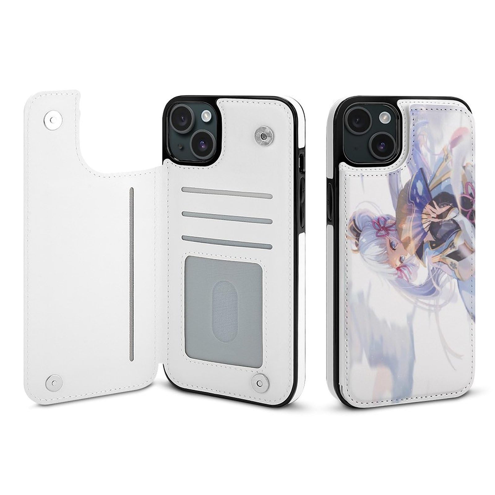 Amazon.co.jp: iPhone 15 Plusスマホケース 手帳型 原神 神里綾華