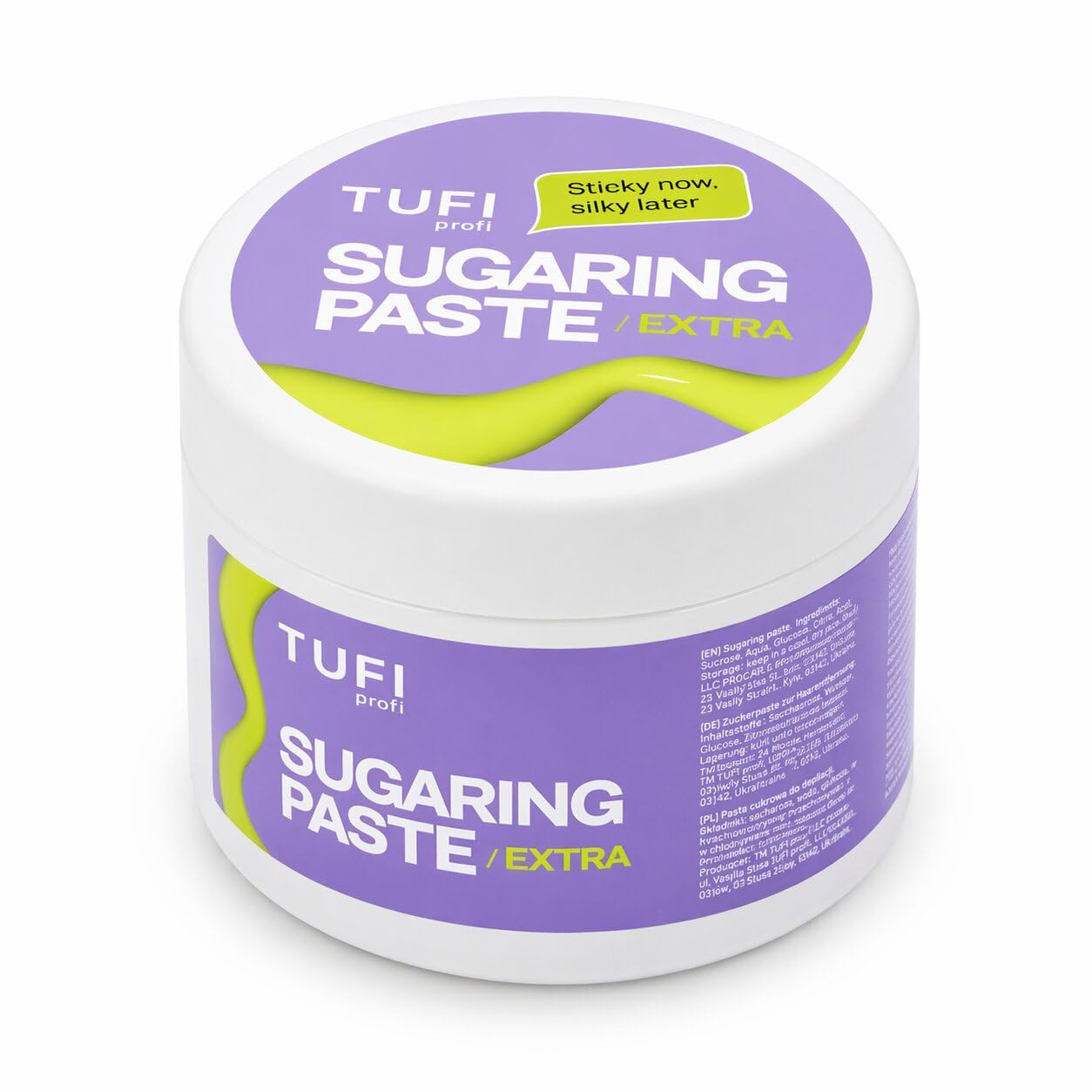 Zuckerpaste Extra Medium 650g – Sugaring Paste zur Haarentfernung & Enthaarung, für Körper, Beine, Arme und Rücken, geeignet für empfindliche Haut