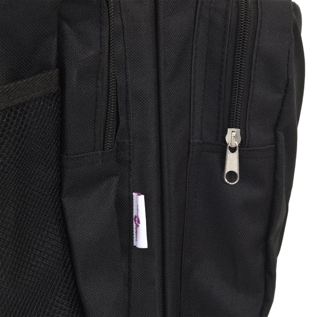 Furniture Select - Bolsa de pesca impermeable de tela Oxford negra, Black