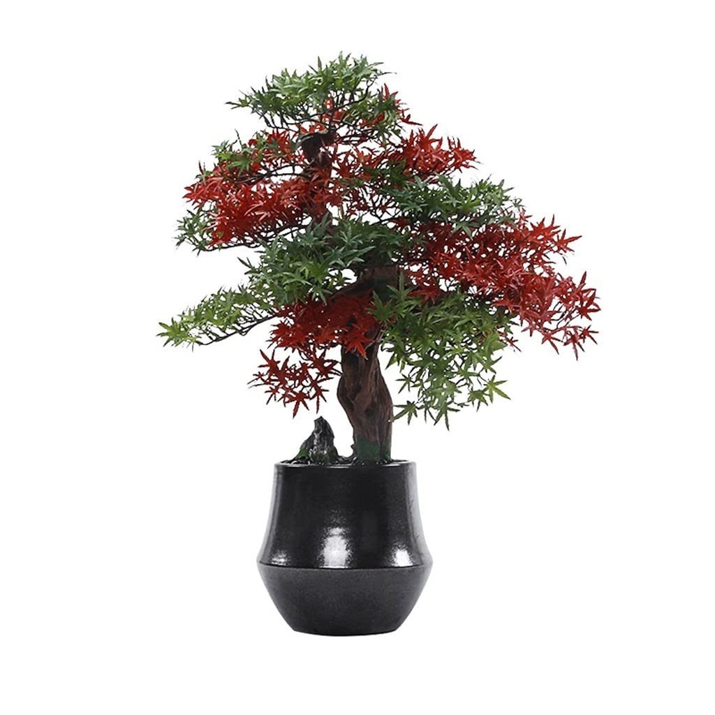 GTHTUHFD Simulation Potted Plants Bonsai Tree Artificial Tree Bonsai Ceramic Flowerpot Simulation Plant