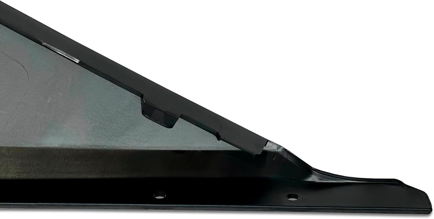 KOZAK Side Fairing Panel - Partial Skin Compatible with Kenworth T680 Next Gen 2022+, Left Driver Side Includes Logo, 2x 22" Windshield Wipers, License Plate Frame and Vest